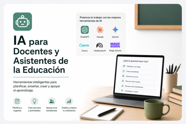 Seminario IA para docentes y asistentes de la educación